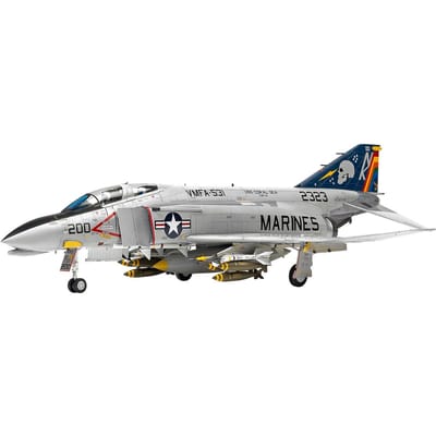 Academy Modelbouwpakket Militaire voertuigen - 12315 McDonnell Douglas F-4 Phantom II - USMC F-4B/N -VMFA-531 Gray Ghosts- - Straaljager Plastic - 1:48 - Modelbouw