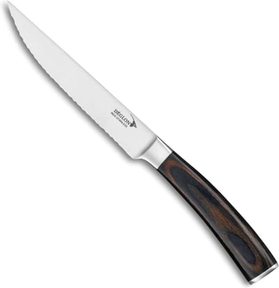 Déglon Steakmes 12 cm – Luxe Hout & Uniek Kartel – Ergonomisch Design