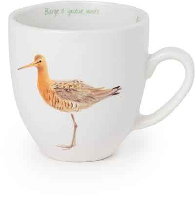 CJ Wildlife - Mok Grutto - Elwin van der Kolk - Getekend door Elwin van der Klok - 310ml - Keramiek - Vaatwasser bestendig
