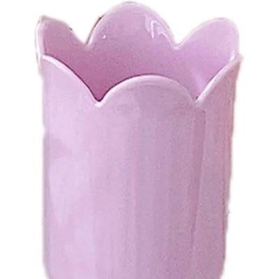 Porte-stylo Forme Tulipe Innovant Accessoires Photo Vintage Grande Capacité Porte-crayons pour Bureau Salle d'Étude Maison Violet