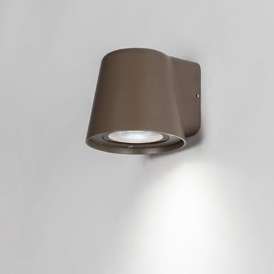 Lumidora Wandlamp 75342 - Voor buiten - ABBAN - GU10 - Bruin - Metaal - Buitenlamp - Badkamerlamp - IP54