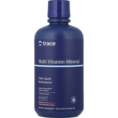 Oligo-éléments, Multivitamines-Minéraux, Hommes et Femmes, Saveur Tropicale Baies Mélangées, 30 fl oz (887 ml)