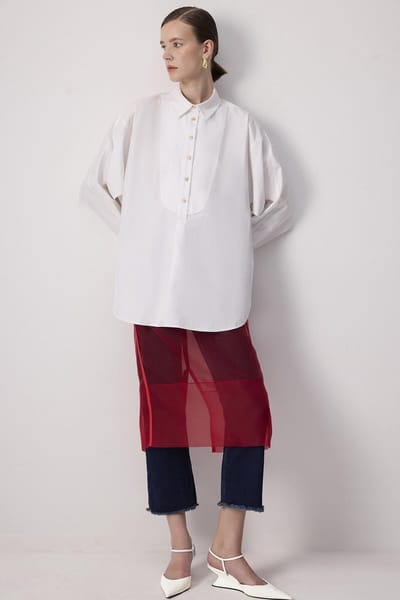 Touché Privé - Organza rok - Rood - Dames
