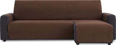 Belmarti Waterproof chaise-longue bankbeschermer rechts - 200 cm - Bruin