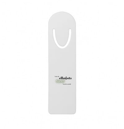 Hacebo® - voor de allerbeste neef van de wereld metalen boekenlegger - de beste neef - verjaardagscadeau - verjaardag - cadeau - cadeautje voor neef - neef artikelen - kado - geschenk - gift Bladwijzer boekenleggers - 12.7 cm x 3.2cm