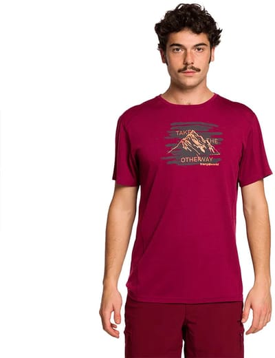 Trangoworld Arvieux T-shirt Met Korte Mouwen Rood XL Man