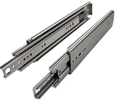 1 Paar (2 stuk) Volledig uitschuifbaar Ladegeleider KV1-250-H76-L356-NF Lengte 356 mm Draagkracht 250 kg gegalvaniseerd van SOTECH