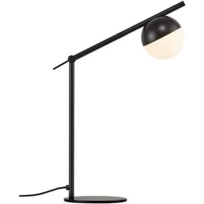 Nordlux Contina-tafellamp-G9-opaal glas/zwart