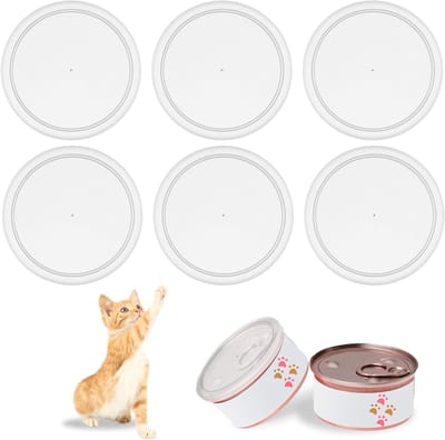 Dailygoods- Blikdeksels 100 mm - 6 Stuks - Herbruikbaar - Kunststof
