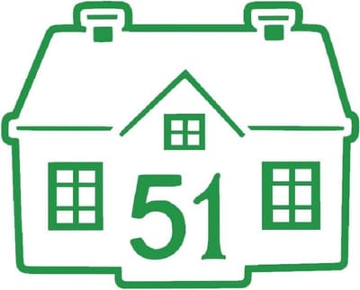 Container sticker huis