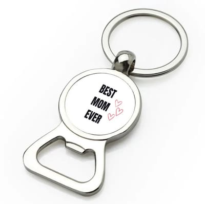 Akyol - best mom ever flesopener - Mama - cadeau mama - cadeau - verjaardag mama - 9 bij 3 cm