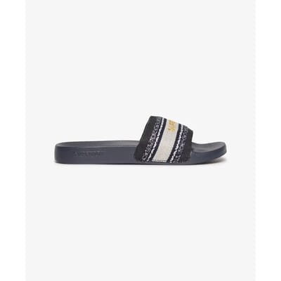 Superdry - Vegan geweven badslippers - Dames - Slippers