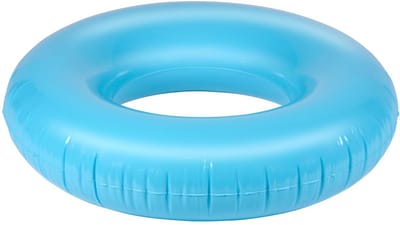 Eddy Toys Zwemring Ø 90 cm - Opblaasbare Zwemband - Opblaasband - Max 65 kg - Inclusief Reparatiepatch - Blauw