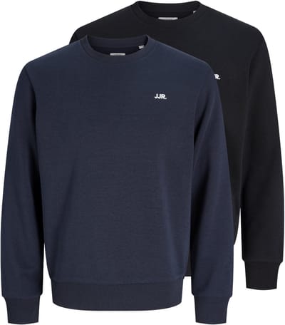 JJ REBEL JREBREBEL LOGO SWEAT CREW NECK 2-PACK MP Heren Trui - Maat M