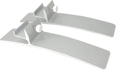 Verwarmingspaneel Voeten - Paneel Standaard - Stabiele Montage - Aluminium Legering - 21 x 7 x 5 cm - Zilver
