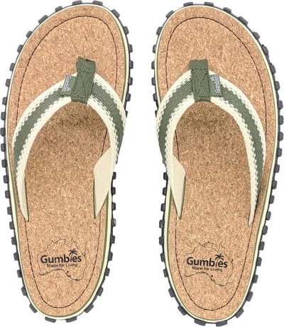 Gumbies | Corker | Teenslippers | Unisex  | Khaki | Maat 37