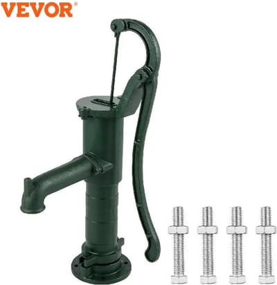 Antieke Gietijzeren Waterpomp - Water Pomp - Waterpompen - Buitenpomp - Roestvrij