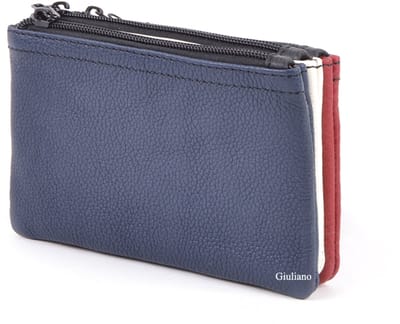 Giuliano lederen portemonee Toos - Lederen - Rood wit blauw