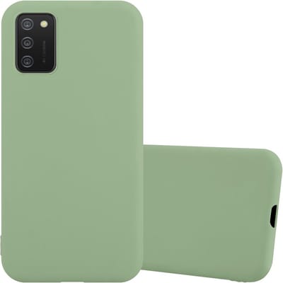 Cadorabo Hoesje geschikt voor Samsung Galaxy A02s in CANDY PASTEL GROEN - Beschermhoes gemaakt van flexibel TPU silicone Case Cover