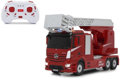 Jamara RC voertuig Auto - 405212 RC Ladder Brandweerwagen Mercedes-Benz Antos - 2,4GHz RC Model Kant en Klaar - 1:24 Bestuurbare Auto