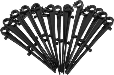 20 Stuks Clips voor Dakgootbevestiging - Kunststof Haken voor Zeef, Veilige Grip en Regengootfilter, Veelzijdig Inzetbaar voor Installatie en Onderhoud