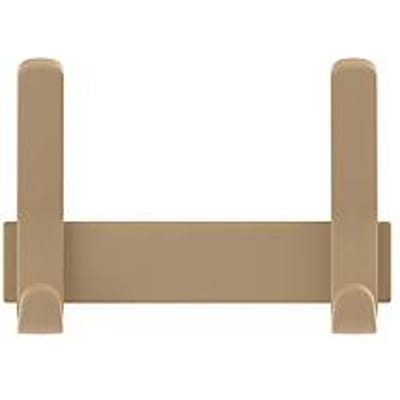 Wandkapstok Functionals JUST 20 Clay Beige, 4 haken, tot 10 kg, aluminium en kunststof, beige