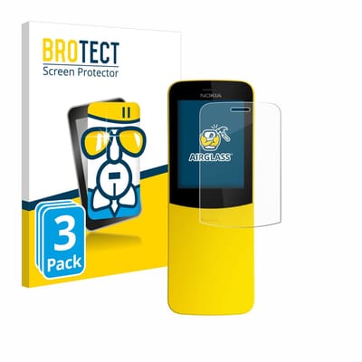 Screenprotector 3 Stuks voor Nokia 8110 Beschermglas transparant