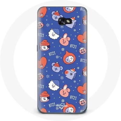 Coque pour Samsung Galaxy A5 2017 BTS Bangtan Sonyeondan BT21 Noël 2023