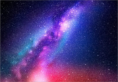 Fotobehangkoning - Behang - Vliesbehang - Fotobehang - Great Galaxy - Ruimte - Heelal - Universum - Sterren - Space - 400 x 280 cm
