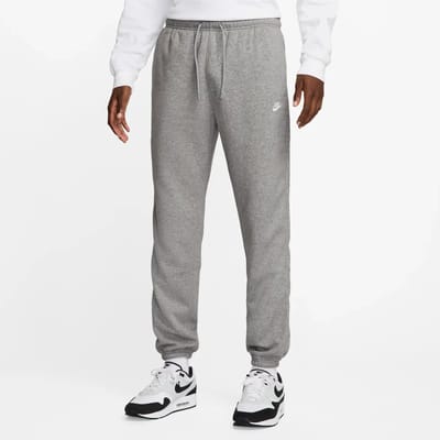 Nike fleece Broeken Heren - Grijs - Maat M
