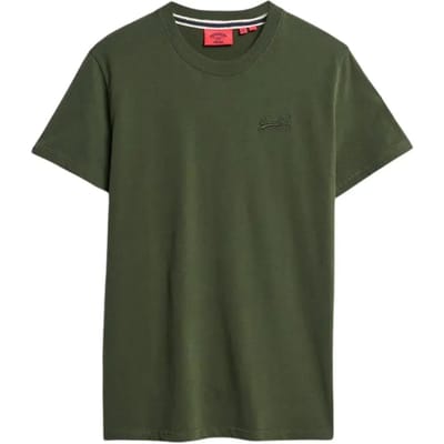 Superdry - Essential T-shirt met geborduurd logo - Heren - T-shirts