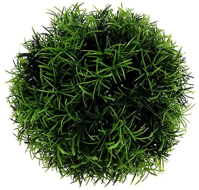Grasbal groene decoratieve bal kunst Ø15cm 1 stuk
