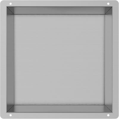RVS Inbouwnis met tegelflens 30x30x10cm - Inbouwnis badkamer en Douche