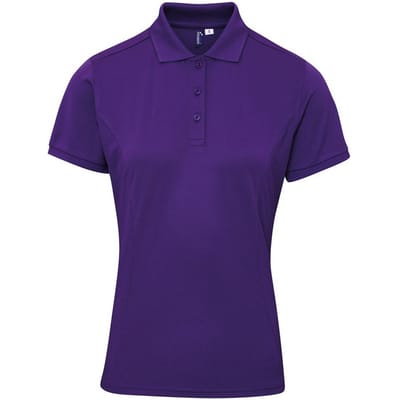 Premier Dames/Dames Coolchecker Plus Poloshirt (Paars)