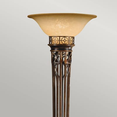 Moderne Vloerlamp - Steady Lighting - Metaal - Modern - E27 - L: Cm - Voor Binnen - Woonkamer - Eetkamer - Goud