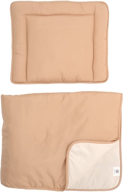 Petite Amélie Peuterdekbed zonder overtrek incl. kussen | 120 x 150 cm | Caramel