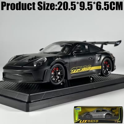 1:24 Porsche 911 Gt3 Rs 992 Generatie Gt Sportwagen Legering Metaal Diecast Modelauto Hoge Simulatie Voertuig Huis Trendy Ornamenten