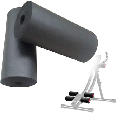 Allecto - Voetschuimpads - Schuimvoetpads - Duurzaam en comfortabel - 170 mm - Fitness-oefenroller - Vervanging voor gewichtsbank - Geschikt voor a...
