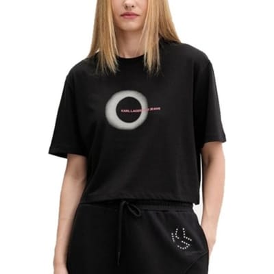 T-shirt Karl Lagerfeld Klj Boxy Eclipse Graphic T