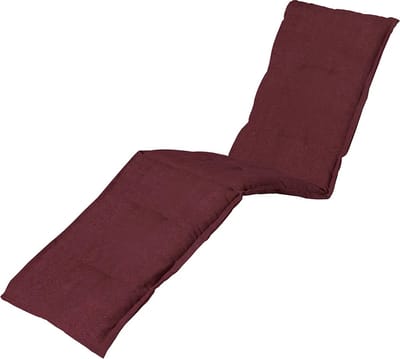 Madison - Tuinkussen - Ligbedkussen - 200cm x 60cm - Panama Bordeaux