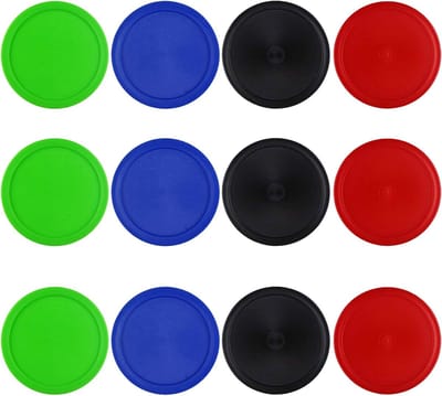 12 Stuks Universele Luchtgok Pucks voor Kleine Tafels - Diverse Kleuren