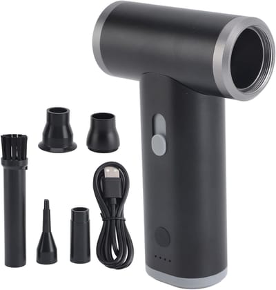 Handheld Turbine Ventilator - Draagbare Blazer - Snel Reinigen - 110.000 RPM Hoge Snelheid - Compact Lichtgewicht - Zilver