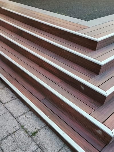 Antislip Traprandprofiel Aluminium Zilver 42x21x1000mm