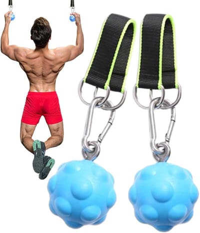 Kracht Ballen - Vinger Trainers - Grip Versterken - Stabiele Structuur - 8 cm Diameter - Blauw