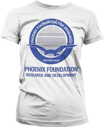 MacGyver Dames Tshirt -L- Phoenix Foundation Wit