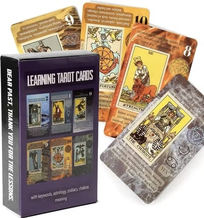 Tarot Kaarten – 78 Stuks – Tarot en Orakelkaarten – Oracle Deck – Engels – Met Uitleg – Tarot Cards
