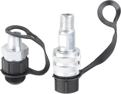 Hydraulische Snelsluiting M16x1.5 voor Hoge Drukslangen - Koppeling met Terugslagklep en Stalen Constructie voor Betrouwbare Verbindingen