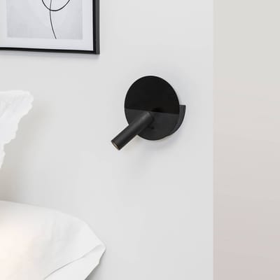 FARO BARCELONA LED wandlamp Duas met USB-laadbus, zwart