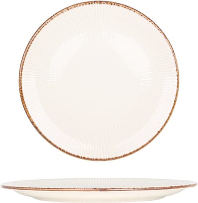 By Bone Dinerbord - Grace - Porselein - 27 cm - set van 6