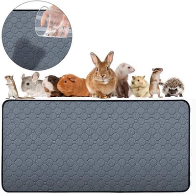 Wasbare plasmat voor huisdieren, 60*120 cm, waterdicht en antislip, herbruikbaar, geschikt voor vloeren, banken, auto's en andere plekken waar honden hun behoefte kunnen doen.